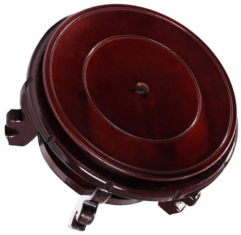 NUSITOU Soporte de Madera para Macetas Estructura Resistente y Puntos de Apoyo Estables para Decoración Interior y Elevador de Plantas en Maceteros