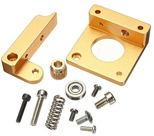 DollaTek Alle Metall Rechte Hand MK8 Extruder Aluminiumrahmen Block DIY Kit für Reprap i3 3D Drucker