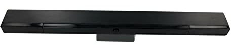 Sensor bar for Nintendo Wii extended range wireless infrared bar & clear stand - Black | ZedLabz