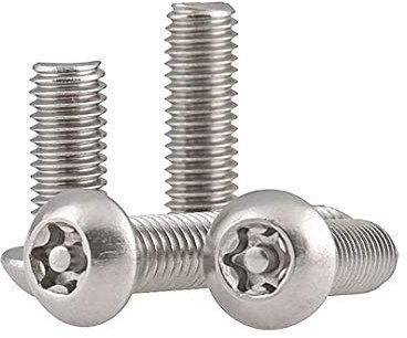 Dreneco Vis Antivol Vis En Acier Inoxydable 304 Boulons à Tête Ronde Torx Vis Mécaniques Vis de Sécurité M8*35mm(3 pièces)