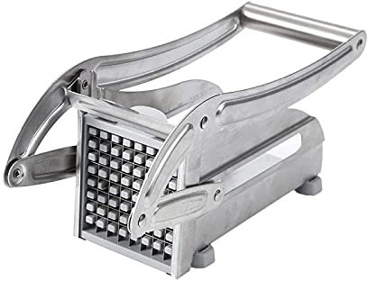 Potato Chipper French Fries Chips Cutter Slicer Dicer Vegetable Fruit Chopper Stainless Steel Blade for Kitchen
