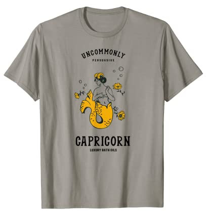 Capricorn Luxus-Badeöle: ungewöhnlich überzeugend. Sternzeichen T-Shirt