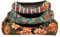 GoldenDog Hundebett Hundekorb Waschbarer Hundekorb Flauschige Hundematratze mit erhöhten Rändern Weiches Hundesofa, Katzen Samt „Square Kinia“ (Superheld, XL)