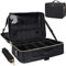 Relavel Große Kosmetiktasche - 15.8 inches, Portable Reise Kosmetikkoffer Damen Make Up Tasche Professionelle Makeup Organizer Tasche Beauty Case Schminktasche für MUAs Crossed Pattern-l