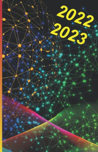 Schülerkalender 2022 2023 Schwarz: Wochenkalender von August 22 bis Juli 23. A5 Format