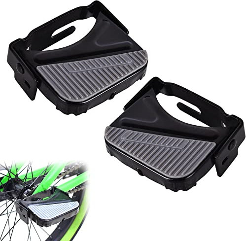 Yusheng vélo arrière pliables, repose-pieds arrière antidérapantes, 1 paire pédales arrière pour vélo pliant, accessoires pour VTT, vélo pliant