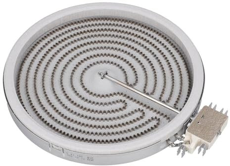 easyPART Kompatibel/Ersatz für EGO 10.51113.038 Strahlheizkörper Einkreis Glaskeramikkochfeld 2200W Ø 210mm 1051113038 HiLight-Heizkörper mit Temperaturmelder passend Bosch Siemens 00674278 Constructa