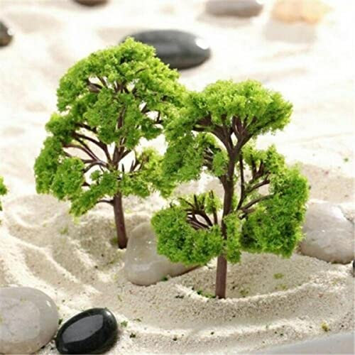 20 Stück Modell Bäume Miniatur, Modellbau Zubehör, Zug Bäume Eisenbahn Landschaft Diorama Baum Architektur Bäume, Stücke Modell Bäume für DIY Landschaft, Mini Landschaft Landschaftsgestaltung