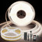 TTWAY Ruban LED COB 20M, Bande LED 4000K avec Alimentation, Télécommande, 384LEDs/M, DC24V, CRI 90+, Largeur 8mm, Ruban LED Blanc Naturel pour Décoration Maison (2x10m)