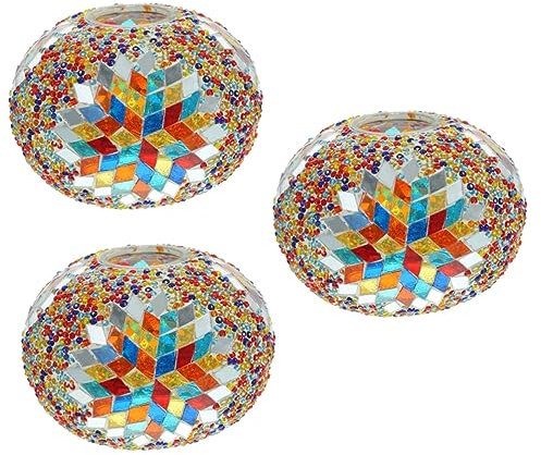 Housoutil 3st Lampenschirm Aus Buntglas Gebeizte Helle Farbtöne Kronleuchterschirme Aus Glas Türkische Lampenschirme Lampenschirm Aus Glasmosaik Mosaik-lampenschirm Nachtlicht Ersetzen