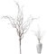 Ramitas, Ramas de árboles Falsos, Ramas de árboles de plástico en Forma de asta 47.2 Pulgadas Ramas de árboles Secos Artificiales, Rama de Plantas Decorativas para Suministros de Fiesta de Navidad