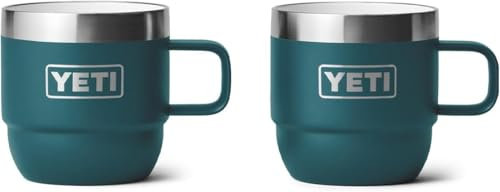 YETI Rambler 6 Oz Espresso Mug 2 Pack Agave Teal
