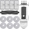 Geoviizon Zubehör für dreame L10s Pro Ultra Heat/L10s Ultra Gen 2/X30 Ultra/Mova E30 Ultra Roboter Staubsauger, 1 Hauptbürste, 4 Hepa Filter, 6 Staubbeutel, 6 Wischtücher, 4 Seitenbürsten Ersatzteile