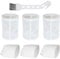 GIONAR Vacuum Cleaner Filter for Makita CL100/106/180 DCL180, Pre-Filter and Pre Filter Kit, Pre Filter Part 451208-3, Filter Part 443060-3 (3 Filters + 3 Pre-Filters + 1 Brush)