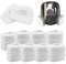 80 Stück 7502 Filter für Atemschutzmaske Set, 3 M Baumwollfilter Filters, 5N11CN Filterwatte für Staubmaske, Lackiermaske Partikelfilter Set Staubfilter Filter für 6200, 6502, 6800