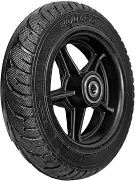 Amagogo Roller Vorderradnaben Und Reifensatz, 200 Mm X 50 Mm Lager, 10 Mm Innendurchmesser, Einfache Und Stabile Installation,