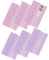 6 Pieces Women's Bra Extenders 8 Hooks 3 Rows Elastic Bra Strap Extension and 4 Bra Clips Set
