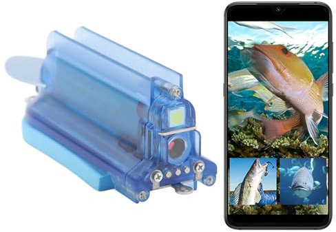 Underwater Fishing Camera 1080P, WiFi Real Time Monitor Ice Fishing Camera with 30m Cable, Night Vision Underwater Fish Finder for Boat Lake Kayak Ice Fishing