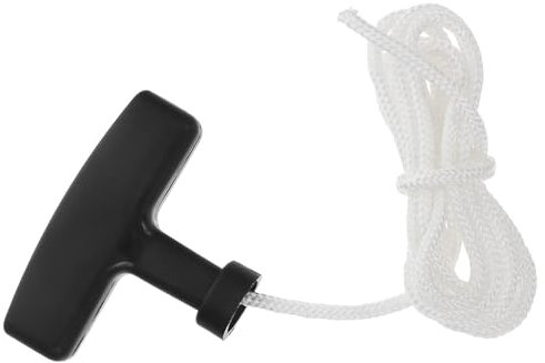 BESPORTBLE 2pcs Lawn Mower Pull Rope Guide Handle Starter Cord for Lawn Mower Chainsaw and Leaf Blower Easy Replacement for