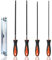 Mumjooyi 4 Stück Feile für Kettensäge mit Griff und Aktenhalter Pferd Feile Kettensäge Feilenset Kettensäge Rundfeile3,2mm, 4,0 mm, 4,8 mm, 5,5 mm 3 Größen für Kettensägen