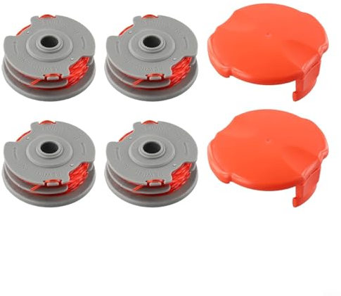 WIIYENA Trimmer Spool for Flymo Contour Range Trimmer Wire Double Autofeed Spools Replacement, Spools and Lines for Grass Cutter(2PCS)