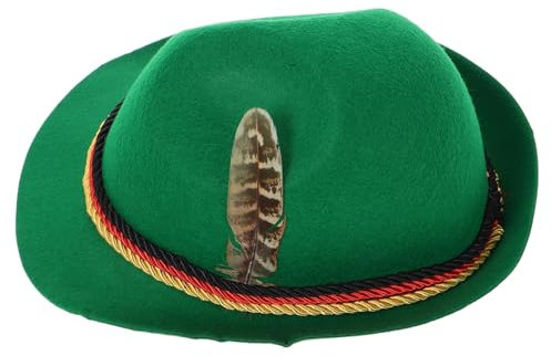 Homoyoyo Panama Jazz Hut für Männer Frauen Kostüm Mütze für Halloween Oktoberfest Stilvolles Accessoire für Partys Festliche Anlässe