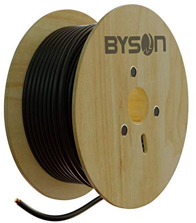 BYSON SWA Steel Wire Armoured Power Cable, 4-Core, BASEC Approved, 6944X (4X25MM, 50 Meters)