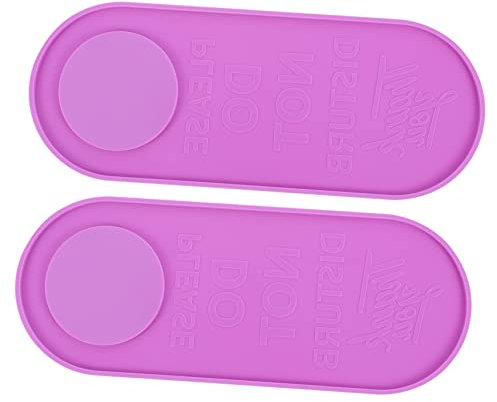 Housoutil 2 Pièces Moule Silicone pour Décoration de Porte Diy Craft pour Plaque de Porte Antiadhésif et Facile à Nettoyer Flexible et Réutilisable