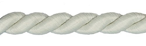 Ruther & Einenkel Kordel (gedreht) 8 mm, weiß matt/Aufmachung 10 m, Baumwolle, 1000 x 0.8 x 0.8 cm