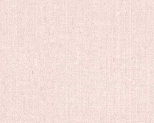 Livingwalls Vliestapete Hygge Tapete Uni 10,05 m x 0,53 m rosa Made in Germany 363785 36378-5