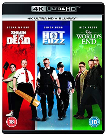 Shaun of the Dead/Hot Fuzz/The World's End: The 4k Ultra-HD Collection [Blu-ray] [2019] [Region Free]