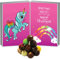 Hallingers Unicornis/Einhorn - Adventskalender Pralinen Geschenk handmade ohne Alkohol aus Edelkakao Schokolade (Box) - Geschenk im Sommer & als perfektes Grillgeschenk | Glückwunsch Chanukka Freund