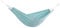 Vivere Brasilianische Hängematte, Polyester - Doppel - Aqua