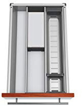 Blum Orga-Line Besteckeinsatz Facheinteilungs-Set KB 350-449mm, NL 450mm, grau