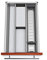 Blum Orga-Line Besteckeinsatz Facheinteilungs-Set KB 350-449mm, NL 450mm, grau