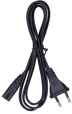 Lampe Netzkabel, EU-Stecker Standard 250V 2.5A 1.5M Netzteilkabel Gerät für Digitalkameras, Lautsprecher, Display, PC, Laptop