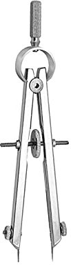 caihuashopping Zirkel Compass Professional Metallkompass mit Schloss for Geometrie Zeichnen Math Zeichentechnik Zeichnung Werkzeug (10,6 x 2,9 x 0,8 cm) Geometriezirkel