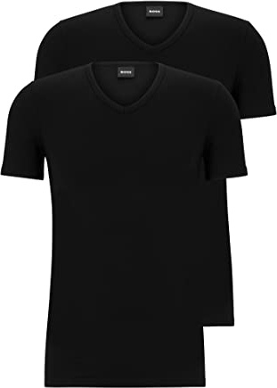 BOSS Herren Vn 2p Co/EL T-Shirt, New - Black1, XL EU