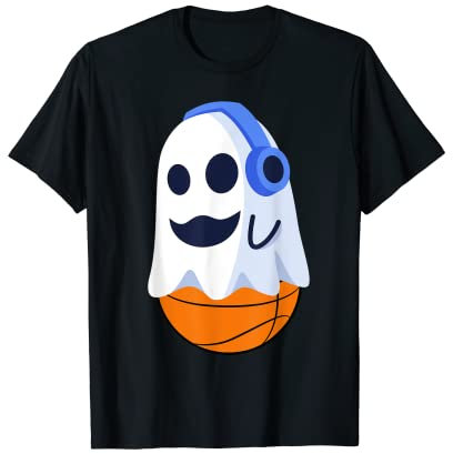 Halloween-Kostüm Ghost Basketball Kinder Jungen Mädchen Männer Frauen T-Shirt