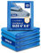 Tarps 6x8 Feet (Pack of 5) - 5.5 Mil, Multipurpose Waterproof Poly Tarp Cover with Metal Grommets and Reinforced Edges, Silver/Blue Tarp by RAINDEWAY