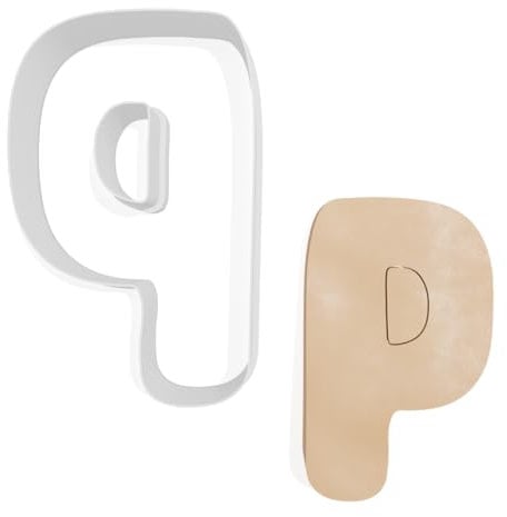 Emporte-pièce Lettre P - 3 Tailles