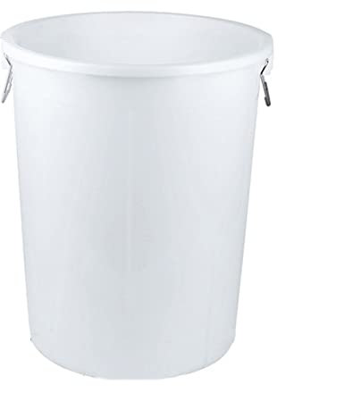 Cubo de basura para exteriores grande 5 0L / 60L / 100L / 160L / 280L / 380L Bote de basura redondas gruesas puede clasificar una bote de basura multipropósito de plástico for la basura doméstica de p