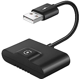 CarPlay Wireless Adapter - AutoSky - for Factory Wired CarPlay 2023 Upgrade Plug and Play Dongle Converts Wired to Wireless Fast and Easy Use Fit for Cars from 2015 iPhone iOS 10 and up
