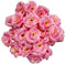 Corkwaw Künstliche Rosenköpfe, Seidenrosenköpfe, 7,6 cm, für Hochzeit, Party, Zuhause, Garten, Dekoration, Basteln, Geschenkbox, Dekoration, Rosa, 25 Stück