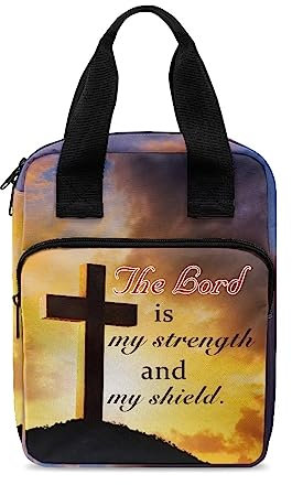 ZIATUBLES Bibelhülle, Bibeltasche, Bibeltasche, Bibeltasche, Bibeltasche, Bibeltasche, Studium, Bibeltasche, Kruzifix