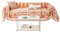 VanderHOME Chenille Sofa Überwurfdecke Große 2/3 Sitzer Sofaüberwurf Vielseitige Wohndecke als Dekodecke, Couch Überwürf, Sofa Überzug und Tagesdecke mit Deko Quasten 180 * 130cm-Orange