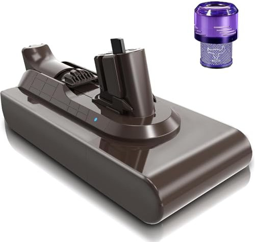 Homesuit V11 Batteria compatibile con gli aspirapolvere Dyson SV15/SV16/V11 Outsize,Torque Dribe,Animal Cordless Stick/ V11 Absolute Extra,Fluffy Extra,Absolute Pro(non per i tipi di attacco con viti)