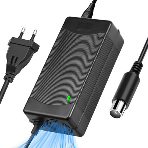 Honszex 36V Ladegerät für Xiaomi und Ninebot-Serie, Netzteil E-Scooter, 42V 2A Ladekabel für Xiaomi M365, Pro, Pro 2, Mi 3, 1s, Ninebot ES1 ES2 ES3 ES4 F20 F30 F40 G30, 36V Akku Ladegerät