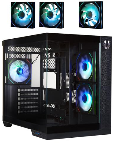 Boitier PC Cube à Double Chambre BITFENIX Triton (Noir)