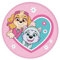 Herding Rundteppich Paw Patrol, Ø 80 cm, Weicher Teppich, Rund, Anti-Rutsch-Effekt, Vorderseite: 100% Polyamid